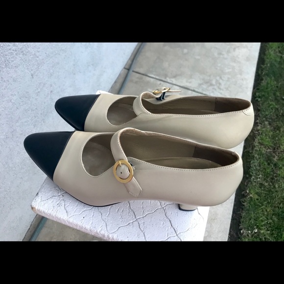 Valero Martinez Spectator Black/Ivory Shoes Sz 7.5 - Picture 2 of 8